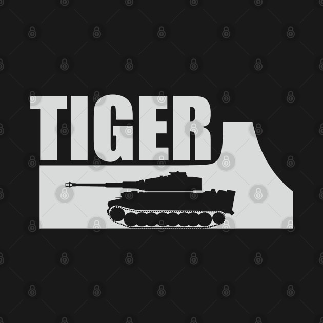 Panzer VI Tiger 1 German WW2 Tank by Guntah