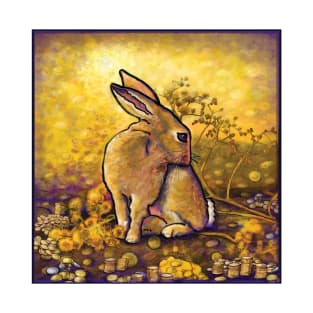 Abundance Bunny -Gold and Purple < Previous | Next > T-Shirt