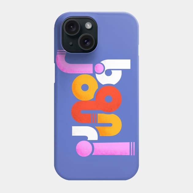 Bonjour! french typography Phone Case by showmemars