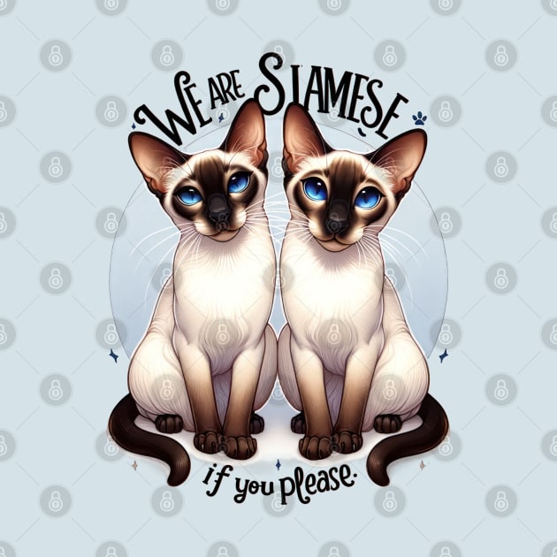 We Are Siamese If You Please by TooplesArt