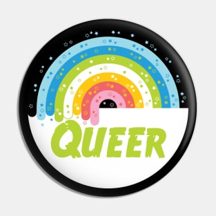 Rainbow Orb [queer] Pin