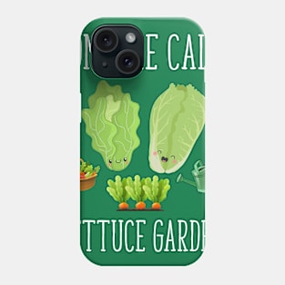 Romaine Calm Lettuce Garden funny vegetable gardening for plant lovers Phone Case