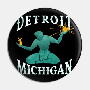 The Spirit Of Detroit Pin
