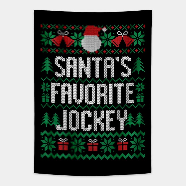 santas favorite jockey Tapestry by Saulene