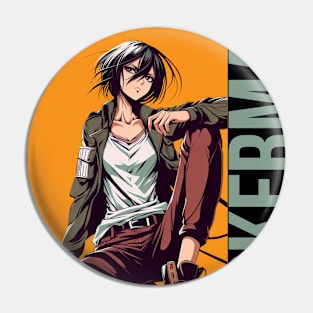 Hunter Girl Pin