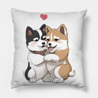 japanese akita puppy Pillow