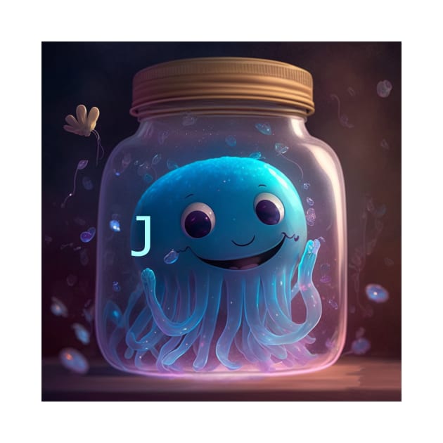 Letter J for Jellyfish Jar from AdventuresOfSela by Parody-is-King