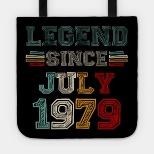 44 Years Old Legend Since July 1979 44th Birthday Tote