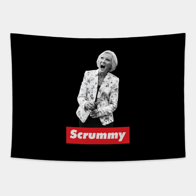 Mary Berry: Scrummy Tapestry by hinoonstudio