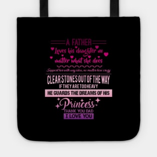 Loving Christmas Gift For Man from Daughter Tote