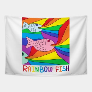 rainbow fish Tapestry