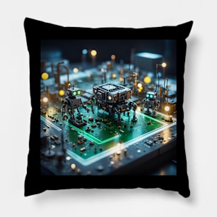 Robot world Pillow