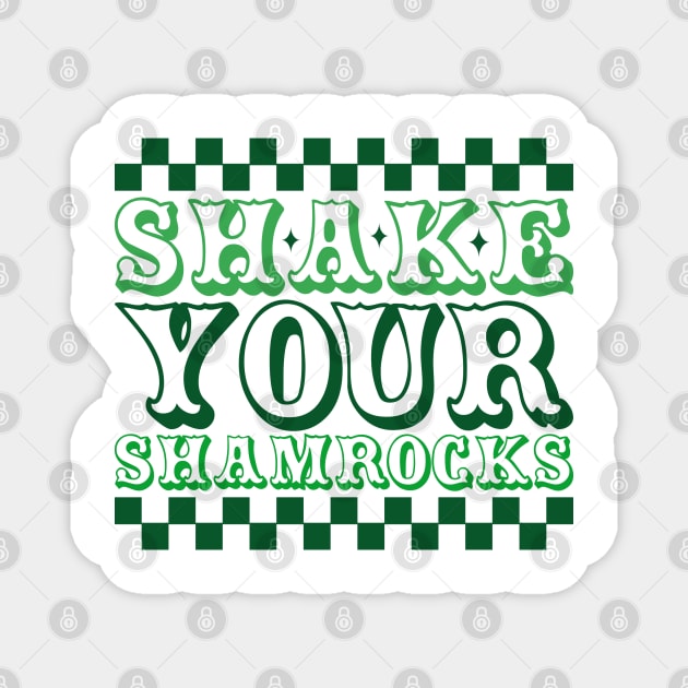 Shake Your Shamrock Magnet by MZeeDesigns