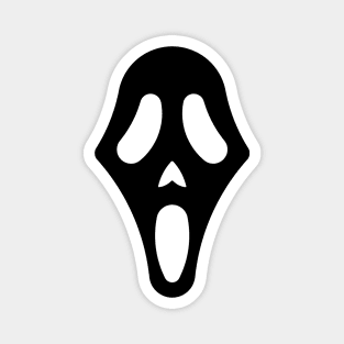 Spooky Halloween Ghost Face Magnet