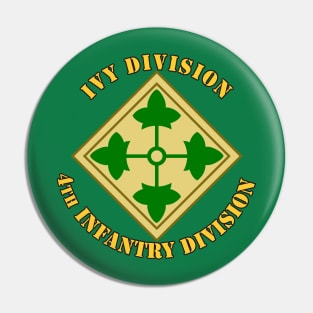 4th Infantry Division Pin