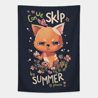 Skip Spring Allergic Cat Tapestry