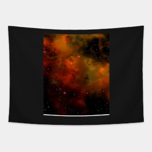 Orange Nebula Tapestry