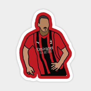 The lion, Zlatan Ibrahimovic, with A.C Milan. Magnet