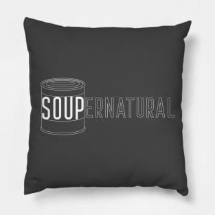 Soupernatural (White Logo) Pillow