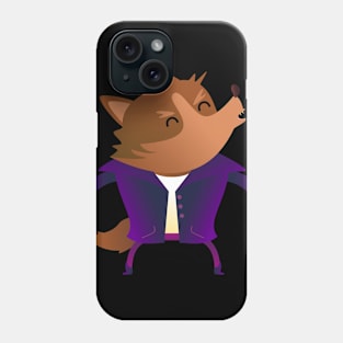 Cute werewolf illustration Phone Case