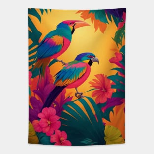 Tropical Jungle Haven Tapestry