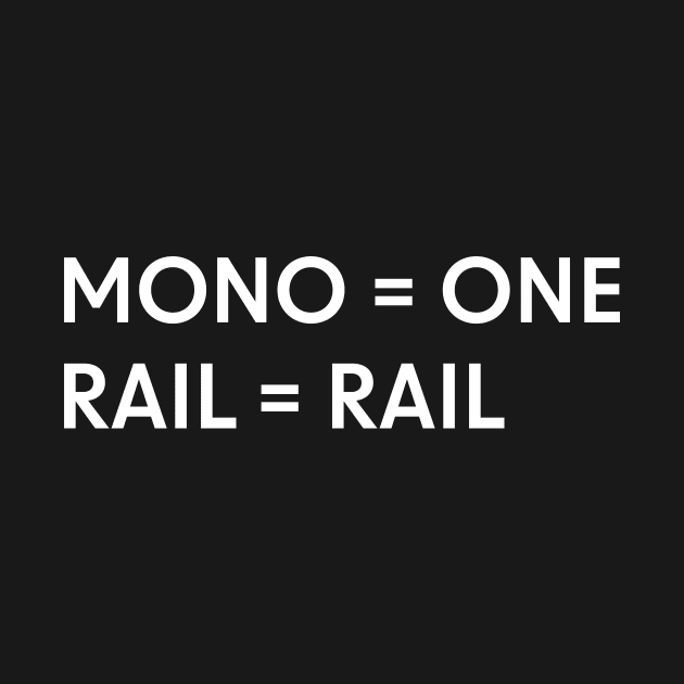 Mono = One by barberdesigniow