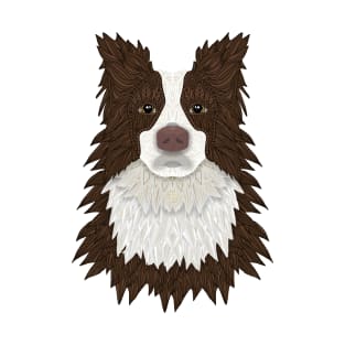 Border Collie Red T-Shirt