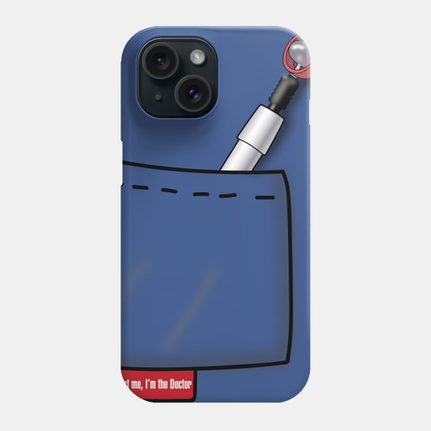 Sonic Screwdriver Phone Case by CrawfordFlemingDesigns