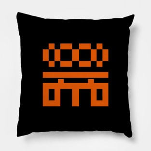 KODEFACE 918 ORANGE INK DESIGN Pillow