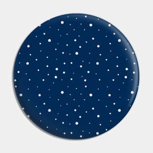 Small and big beige dots over blue Pin