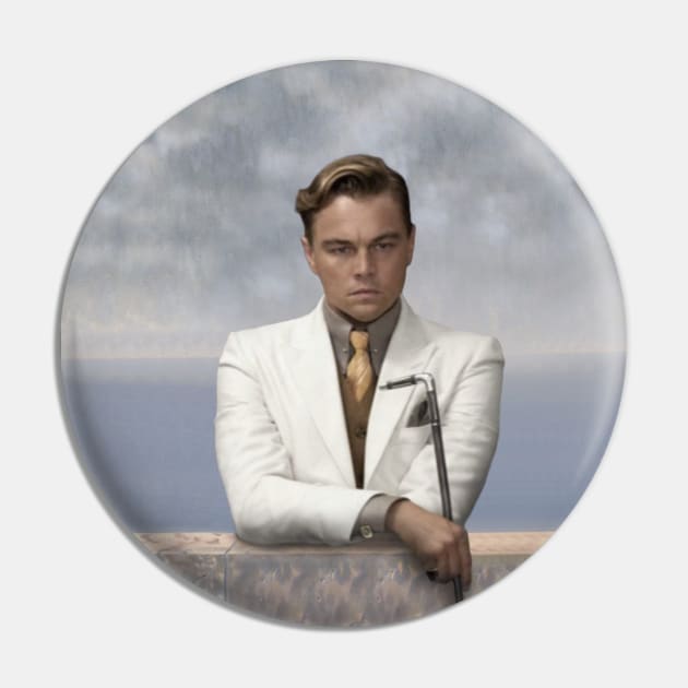 Magritte - The Son of Man - Leonardo di Caprio Pin by Paskwaleeno