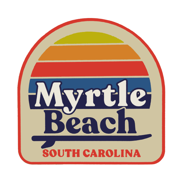 Myrtle Beach South Carolina Decal by zsonn