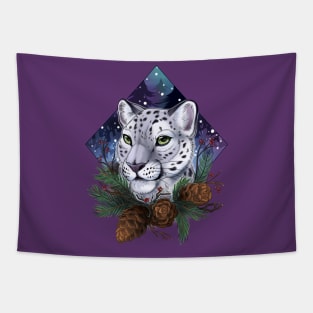 Snow leopard Tapestry