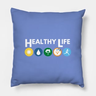 Healthy Life With Color Pillow