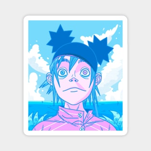 2-D Gorillaz Magnet