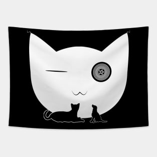 Black & White Catland Tapestry