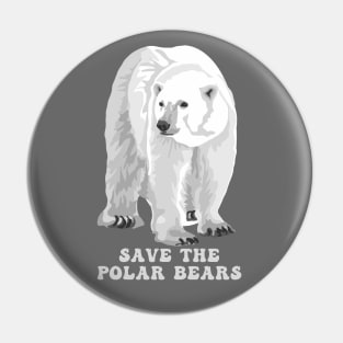 Save the Polar Bears Pin