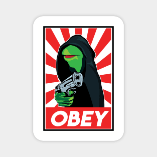 Hooded Kermit Magnet