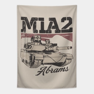 M1A2 Abrams - American Desert Storm Tank Tapestry