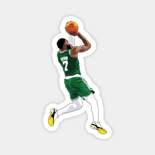 Jaylen Brown Green Shot Qiangy Magnet