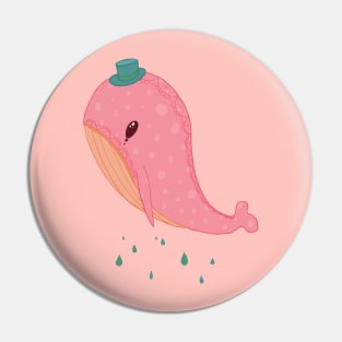 pink whale Pin