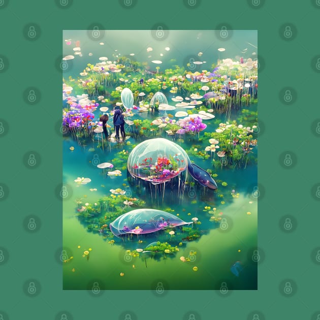 Waterlilies Space Landed by DaysuCollege