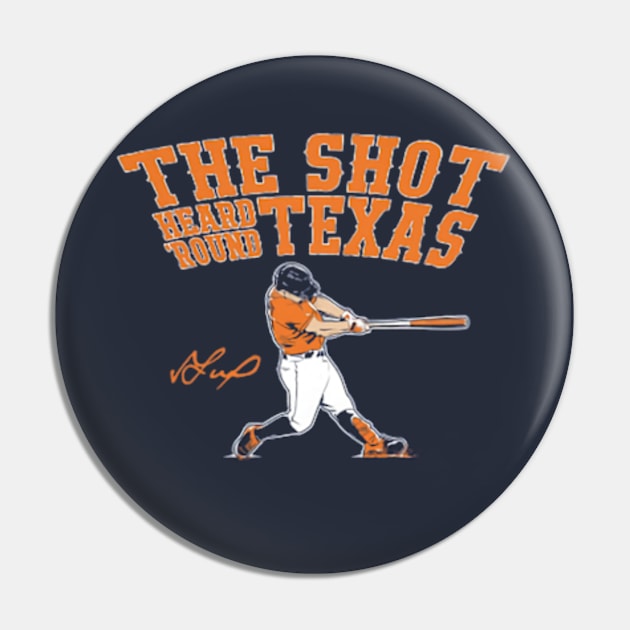 Jose Altuve The Shot Heard 'round Texas Pin by KraemerShop