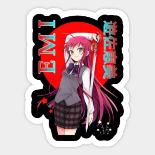 Emi Yusa Hataraku Maou Sama Stickers for Sale