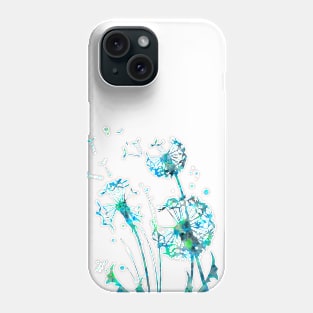 Dandelion Watercolor Painting Phone Case