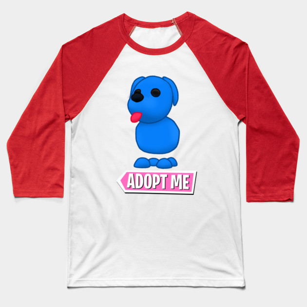 Adopt Me Blue Dog Adopt Me Baseball T Shirt Teepublic - roblox adopt me neon blue dog
