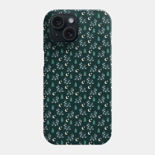 nordic christmas night Phone Case