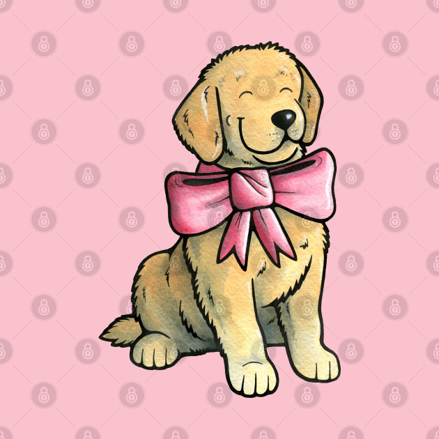 Golden Retriever Puppy by animalartbyjess