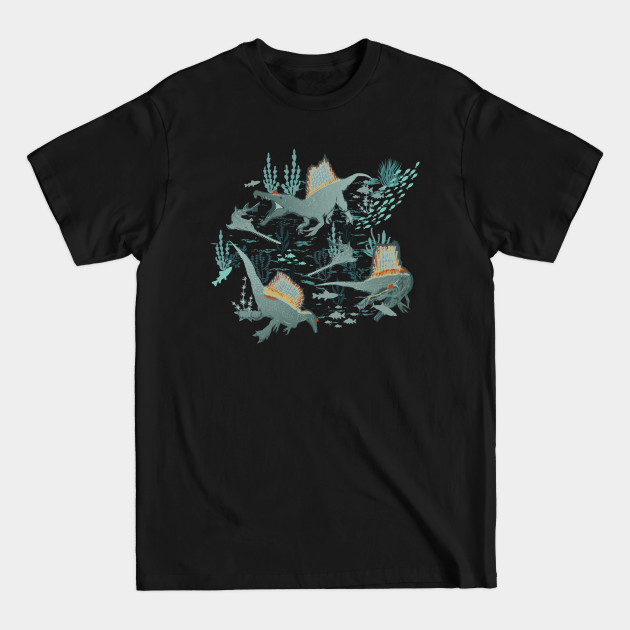 Discover Dino Spinosaurus Underwater Life - Jurassic World - T-Shirt