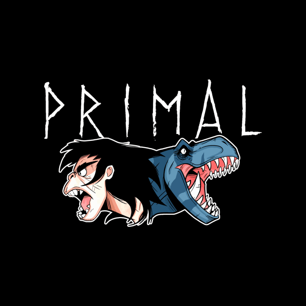 Primal Profile (Black Print) by Nerdology